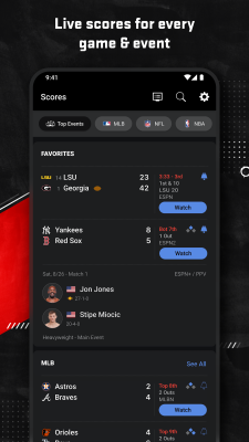 Screenshot of the application ESPN - #3