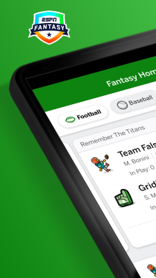 Screenshot of the application ESPN Fantasy Sports - #1