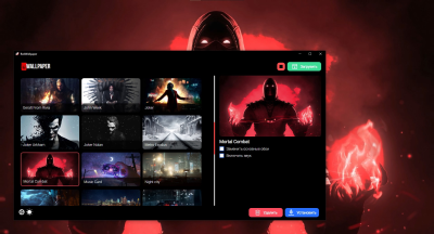 Screenshot of the application RedWallpaper - #3