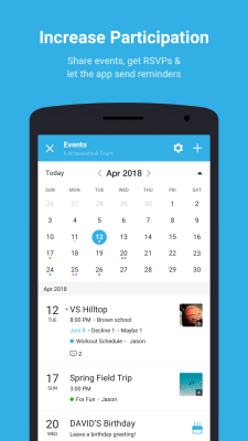 Screenshot of the application Band - #5