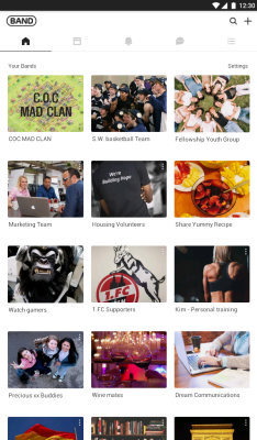 Screenshot of the application Band - #6