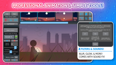 Screenshot of the application Stick Nodes - Animation - #4