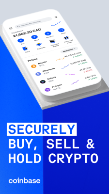 Screenshot of the application Coinbase - #1