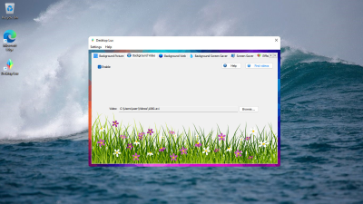 Screenshot of the application Desktop Lux - #3
