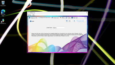Screenshot of the application Desktop Lux - #5