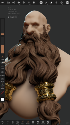 Screenshot of the application Nomad Sculpt - #1