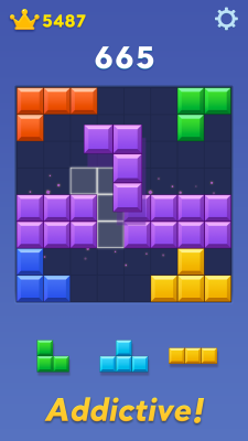 Screenshot of the application Block Blast! - #3