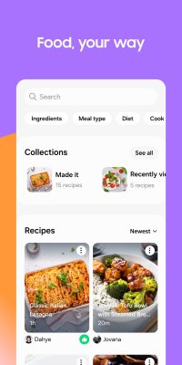 Screenshot of the application Samsung Food - #8