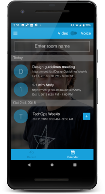 Screenshot of the application Jitsi Meet - #3