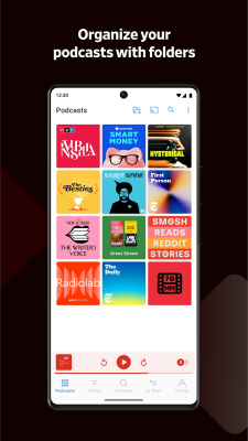 Screenshot of the application Pocket Casts - #3