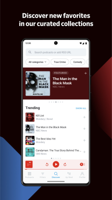 Screenshot of the application Pocket Casts - #5