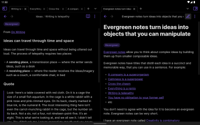 Screenshot of the application Obsidian - #10