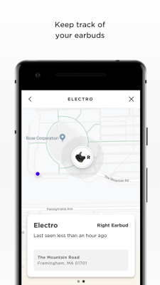 Screenshot of the application Bose Connect - #3