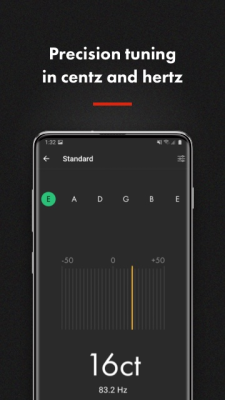 Screenshot of the application Fender Guitar Tuner - #7