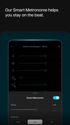 Screenshot of the application Moises - #4