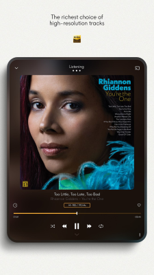 Screenshot of the application Qobuz - #4