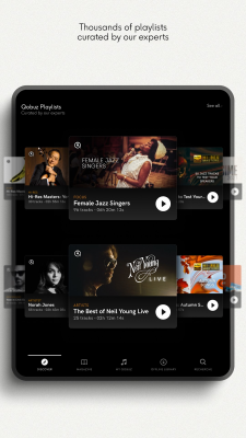 Screenshot of the application Qobuz - #6