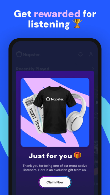 Screenshot of the application Napster - #5