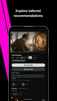 Screenshot of the application OSN+ - #3