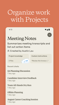 Screenshot of the application Claude by Anthropic - #3