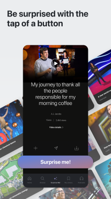 Screenshot of the application TED - #3