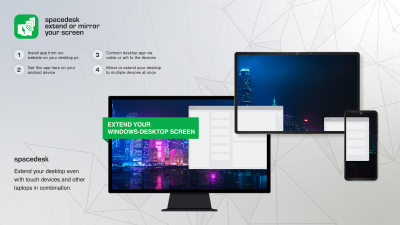 Screenshot of the application spacedesk - #5