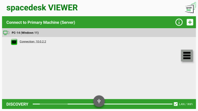 Screenshot of the application spacedesk - #7