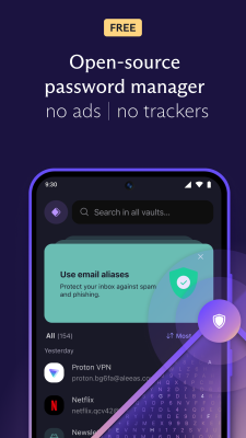 Screenshot of the application Proton Pass - #1