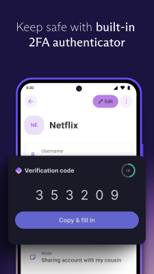 Screenshot of the application Proton Pass - #5