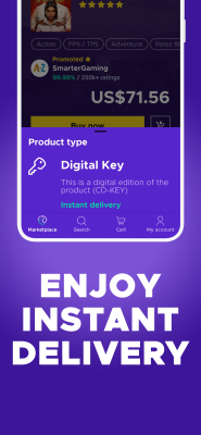 Screenshot of the application Eneba - #4