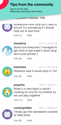 Screenshot of the application HotStock - #4