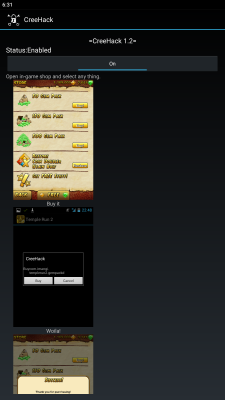 Screenshot of the application CreeHack - #2