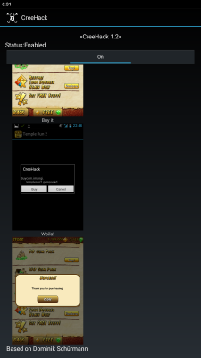 Screenshot of the application CreeHack - #3