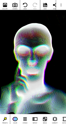 Screenshot of the application Glitch Lab - #3