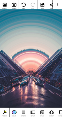 Screenshot of the application Glitch Lab - #4