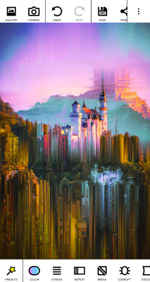 Screenshot of the application Glitch Lab - #5