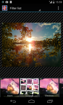 Screenshot of the application Mosaic Art Lab - #4