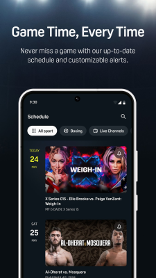 Screenshot of the application DAZN - #7