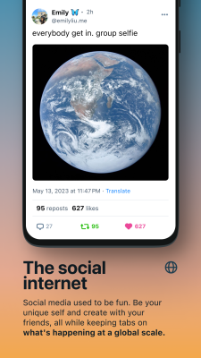 Screenshot of the application Bluesky - #5
