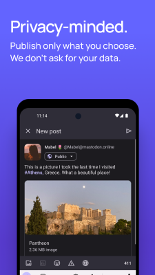 Screenshot of the application Mastodon - #8