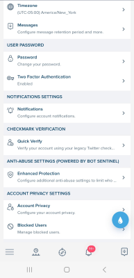Screenshot of the application Spoutible - #4