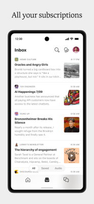 Screenshot of the application Substack - #4