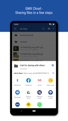 Screenshot of the application GMX - Mail & Cloud - #5