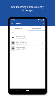 Screenshot of the application GMX Cloud - #6