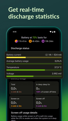 Screenshot of the application Accu​Battery - #3