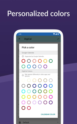 Screenshot of the application DigiCal Calendar Agenda - #5