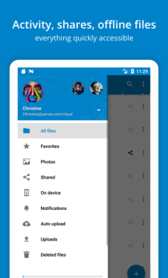 Screenshot of the application Nextcloud - #3