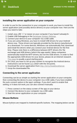 Screenshot of the application DeskDock - #3