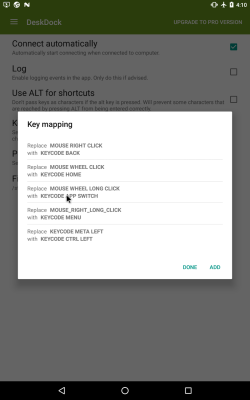 Screenshot of the application DeskDock - #6