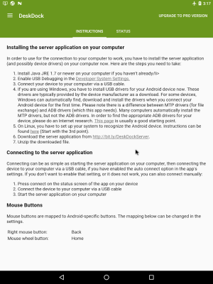 Screenshot of the application DeskDock - #7